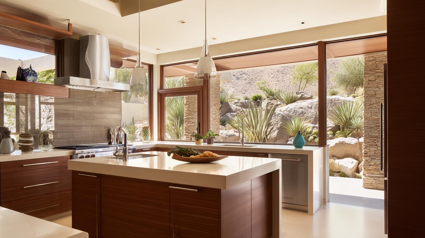 Custom kitchen in Rancho Mirage, CA