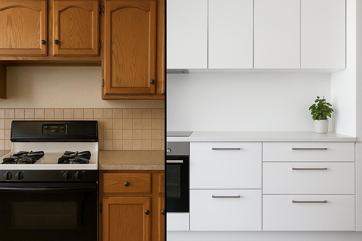 Custom Indian Wells Kitchen - Before and After